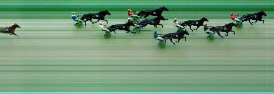 Målfoto for løp 2 på bane BJ den 09.09.2017