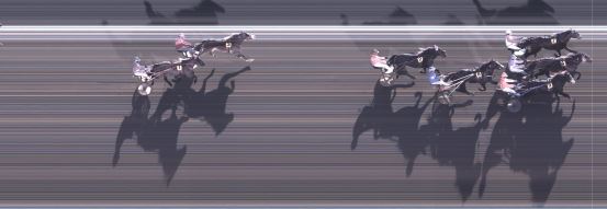 Målfoto for løp 1 på bane BJ den 13.11.2017