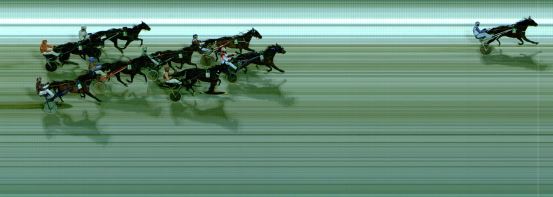 Målfoto for løp 4 på bane BJ den 09.02.2018