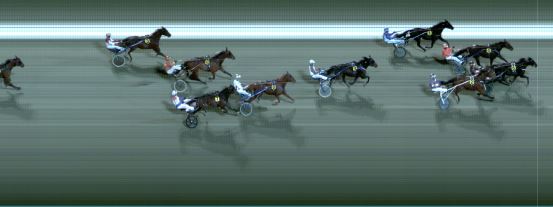 Målfoto for løp 1 på bane BJ den 02.01.2019