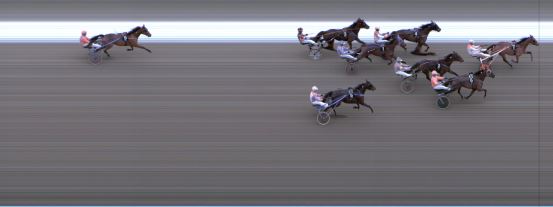 Målfoto for løp 6 på bane BJ den 24.01.2019