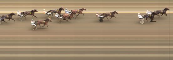 Målfoto for løp 1 på bane BJ den 23.05.2019