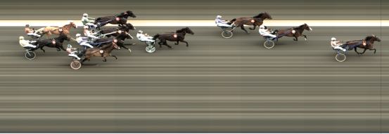 Målfoto for løp 3 på bane BJ den 05.06.2019