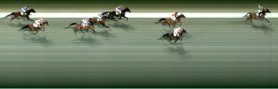 Målfoto for løp 2 på bane BJ den 11.03.2020