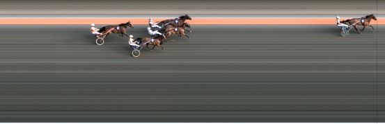 Målfoto for løp 2 på bane BJ den 08.07.2020