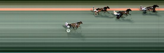 Målfoto for løp 8 på bane BJ den 12.08.2020