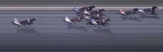 Målfoto for løp 2 på bane BJ den 22.12.2020