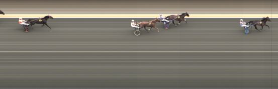 Målfoto for løp 1 på bane BJ den 25.05.2021