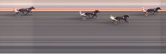 Målfoto for løp 3 på bane BJ den 25.08.2021