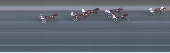 Målfoto for løp 6 på bane BJ den 31.08.2021