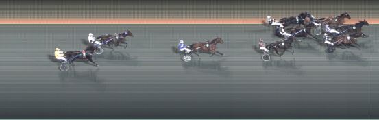 Målfoto for løp 4 på bane BJ den 13.10.2021