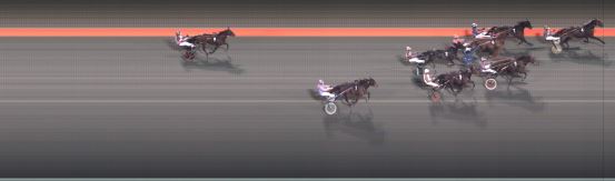 Målfoto for løp 6 på bane BJ den 09.03.2022