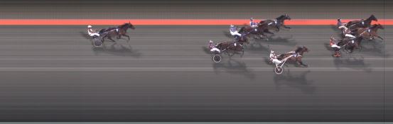 Målfoto for løp 2 på bane BJ den 22.03.2022