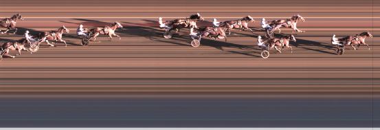 Målfoto for løp 1 på bane BJ den 19.04.2022