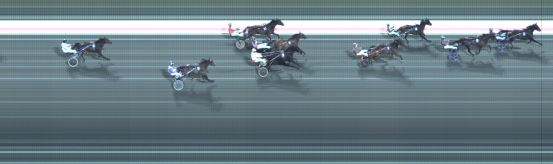 Målfoto for løp 2 på bane BJ den 28.02.2023