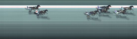 Målfoto for løp 1 på bane BJ den 08.03.2023