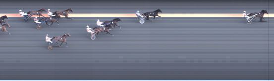 Målfoto for løp 6 på bane BJ den 19.04.2023