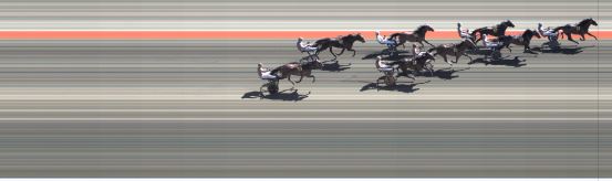 Målfoto for løp 1 på bane BJ den 22.04.2023