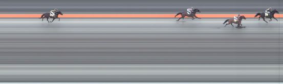 Målfoto for løp 1 på bane BJ den 25.04.2023