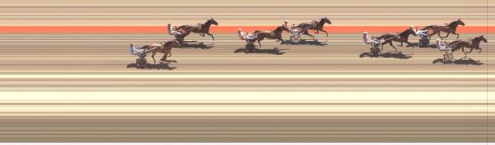 Målfoto for løp 1 på bane BJ den 11.06.2023