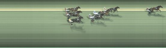 Målfoto for løp 2 på bane BJ den 17.10.2023