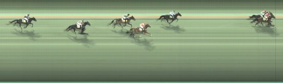 Målfoto for løp 1 på bane BJ den 14.11.2023