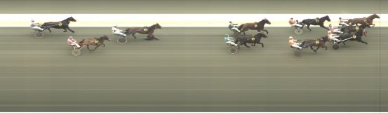 Målfoto for løp 1 på bane BJ den 31.12.2023