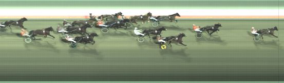 Målfoto for løp 8 på bane BJ den 07.02.2024