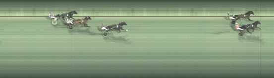 Målfoto for løp 2 på bane BJ den 06.03.2024