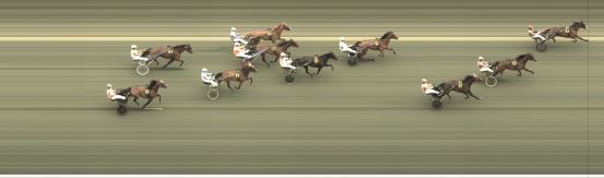 Målfoto for løp 1 på bane BJ den 13.03.2024