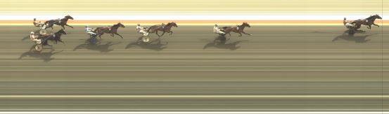 Målfoto for løp 2 på bane BJ den 20.03.2024