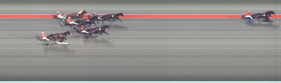 Målfoto for løp 3 på bane BJ den 14.12.2024