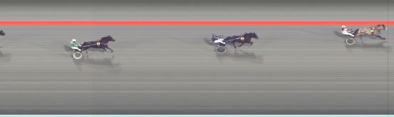 Målfoto for løp 1 på bane BJ den 17.12.2024