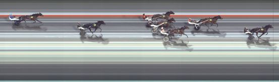 Målfoto for løp 1 på bane BJ den 22.12.2024