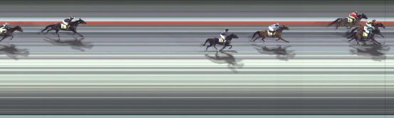 Målfoto for løp 2 på bane BJ den 22.12.2024