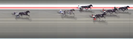 Målfoto for løp 8 på bane BJ den 05.01.2025