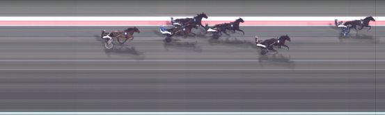 Målfoto for løp 2 på bane BJ den 08.01.2025