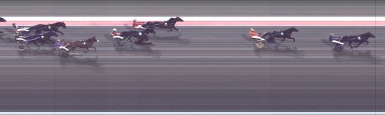 Målfoto for løp 4 på bane BJ den 08.01.2025