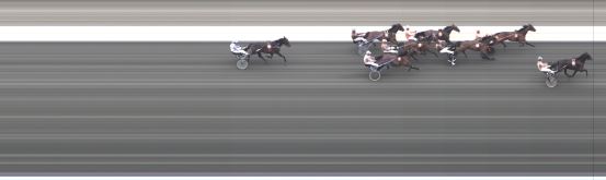 Målfoto for løp 3 på bane BJ den 09.01.2025