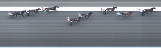 Målfoto for løp 4 på bane BJ den 09.01.2025