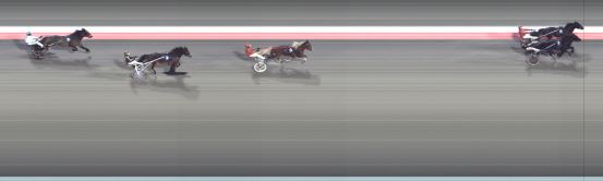 Målfoto for løp 2 på bane BJ den 12.01.2025