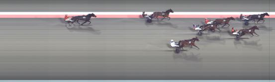 Målfoto for løp 5 på bane BJ den 12.01.2025