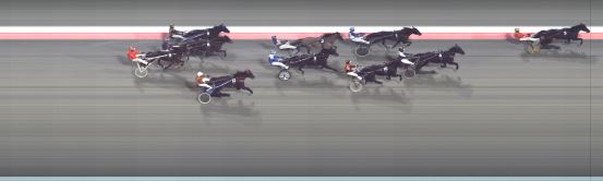 Målfoto for løp 6 på bane BJ den 12.01.2025