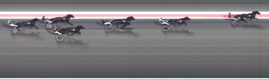 Målfoto for løp 1 på bane BJ den 21.01.2025