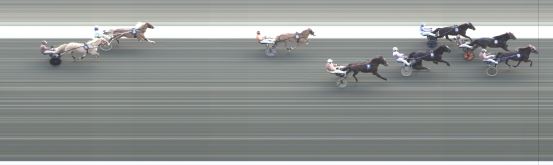 Målfoto for løp 2 på bane BJ den 22.01.2025