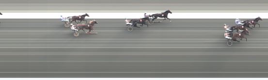 Målfoto for løp 3 på bane BJ den 22.01.2025