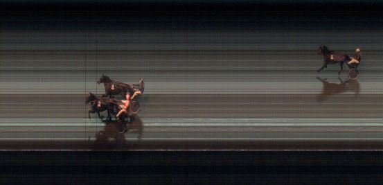 Målfoto for løp 2 på bane BT den 21.12.2017