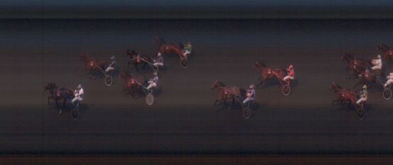 Målfoto for løp 8 på bane BT den 12.04.2018