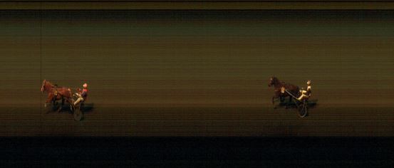 Målfoto for løp 1 på bane BT den 27.01.2022