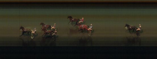 Målfoto for løp 2 på bane BT den 14.10.2024